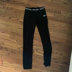 black nike pro leggings
